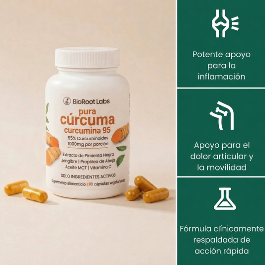Cápsulas de Cúrcuma con Curcumina (1000 mg)